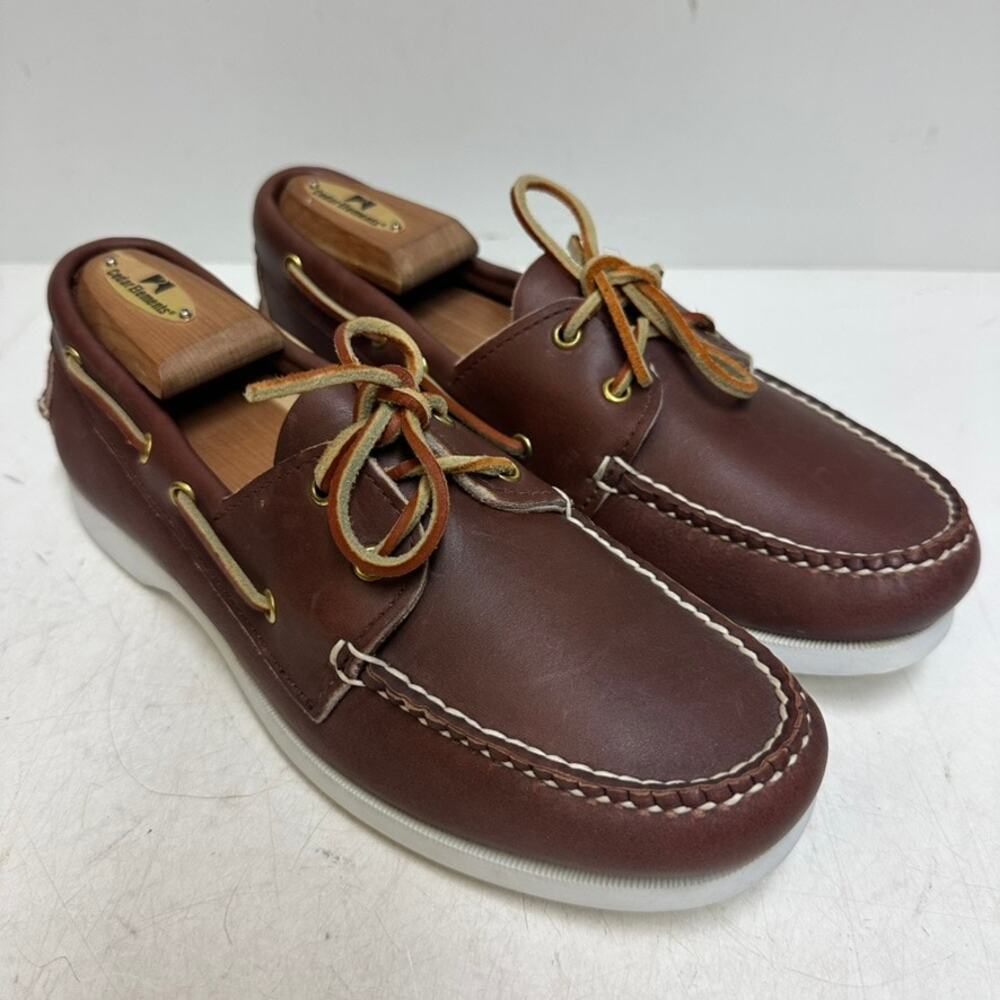 NWOT Rancourt & Co. x RHM Dock Wear Boat Shoes Handsewn Made in Maine USA 6 D